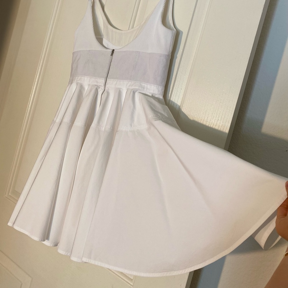 EUC ALEXANDER WANG Poplin Fit-And-Flare Mini Dress 6 $695 - Picture 8 of 10